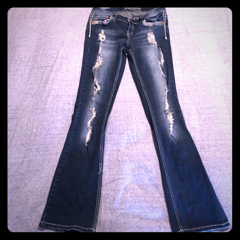 Premiere Curvy Bootcut Jeans. Size 5/6 Inseam 32